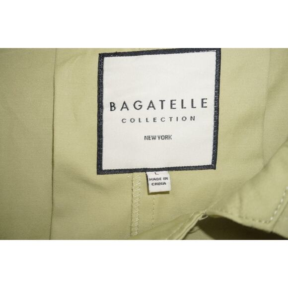 Bagatelle Collection Belted Lightweight Trench Jacket Sage Green Size L - Picture 4 of 7